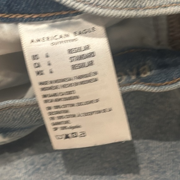 American Eagle AE Baggy Jeans sz 4 reg - Picture 5 of 5
